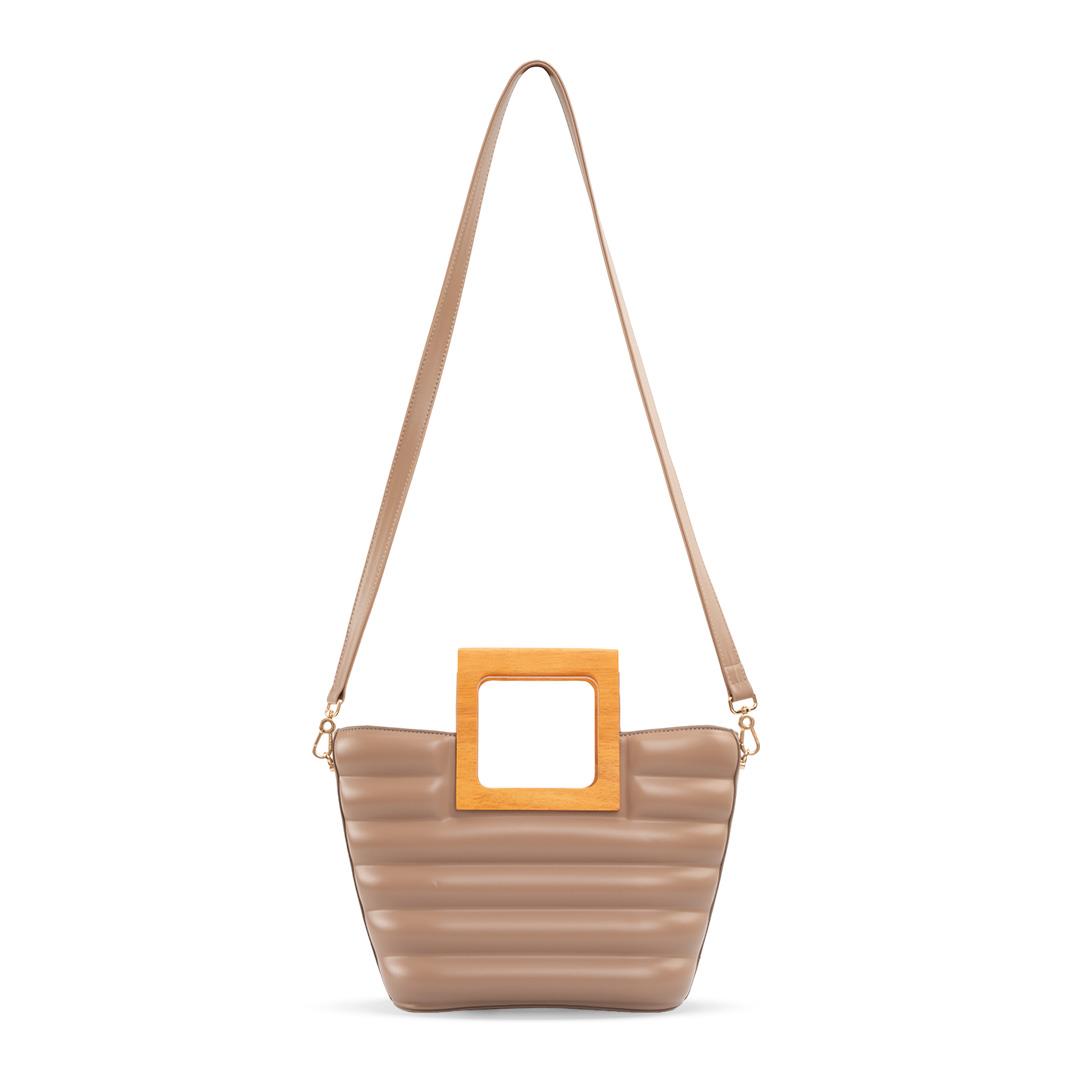 Matmazel Alexia Taupe Hand and Shoulder Bag