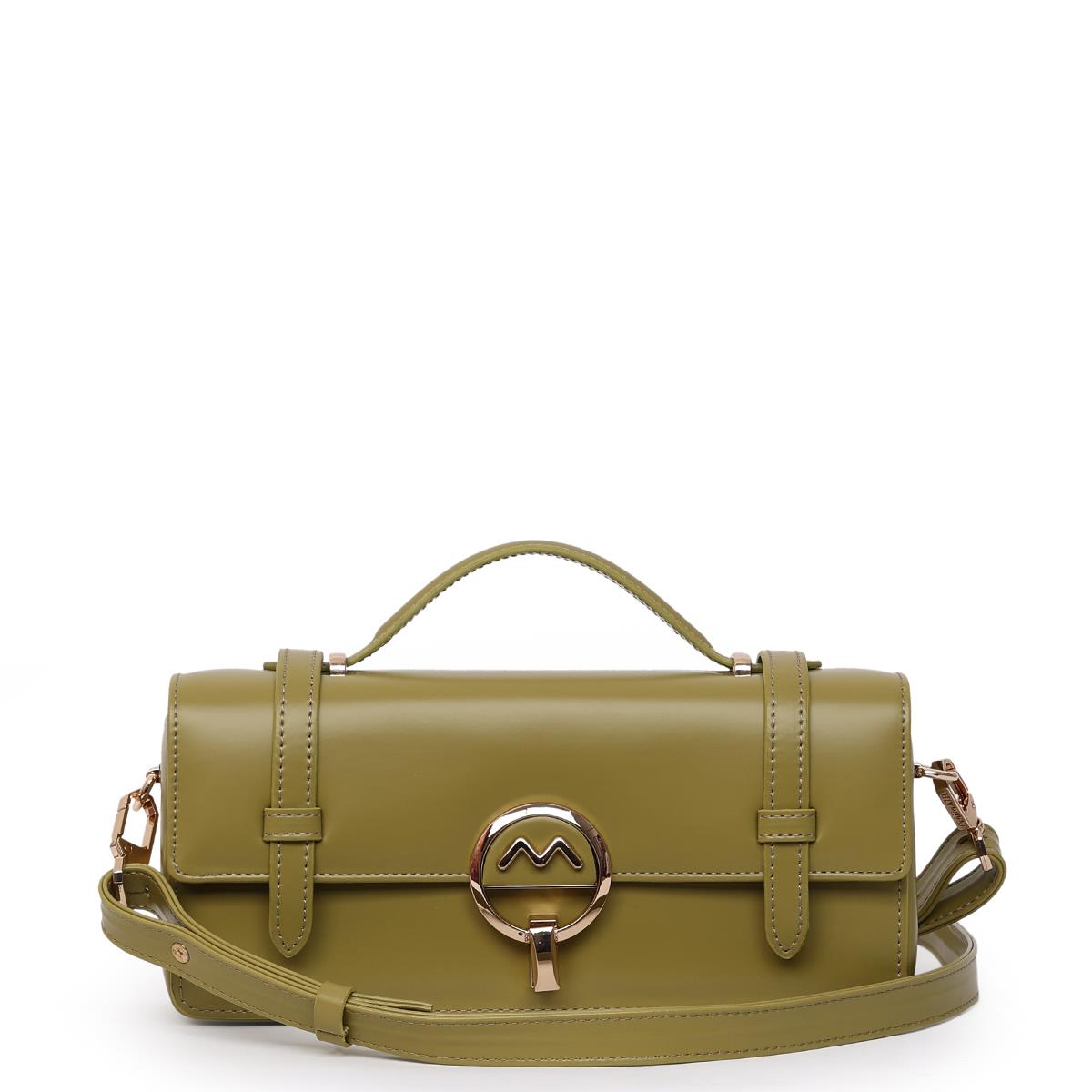 Matmazel Fomalhaut Olive Green Women’s Hand & Shoulder Bag