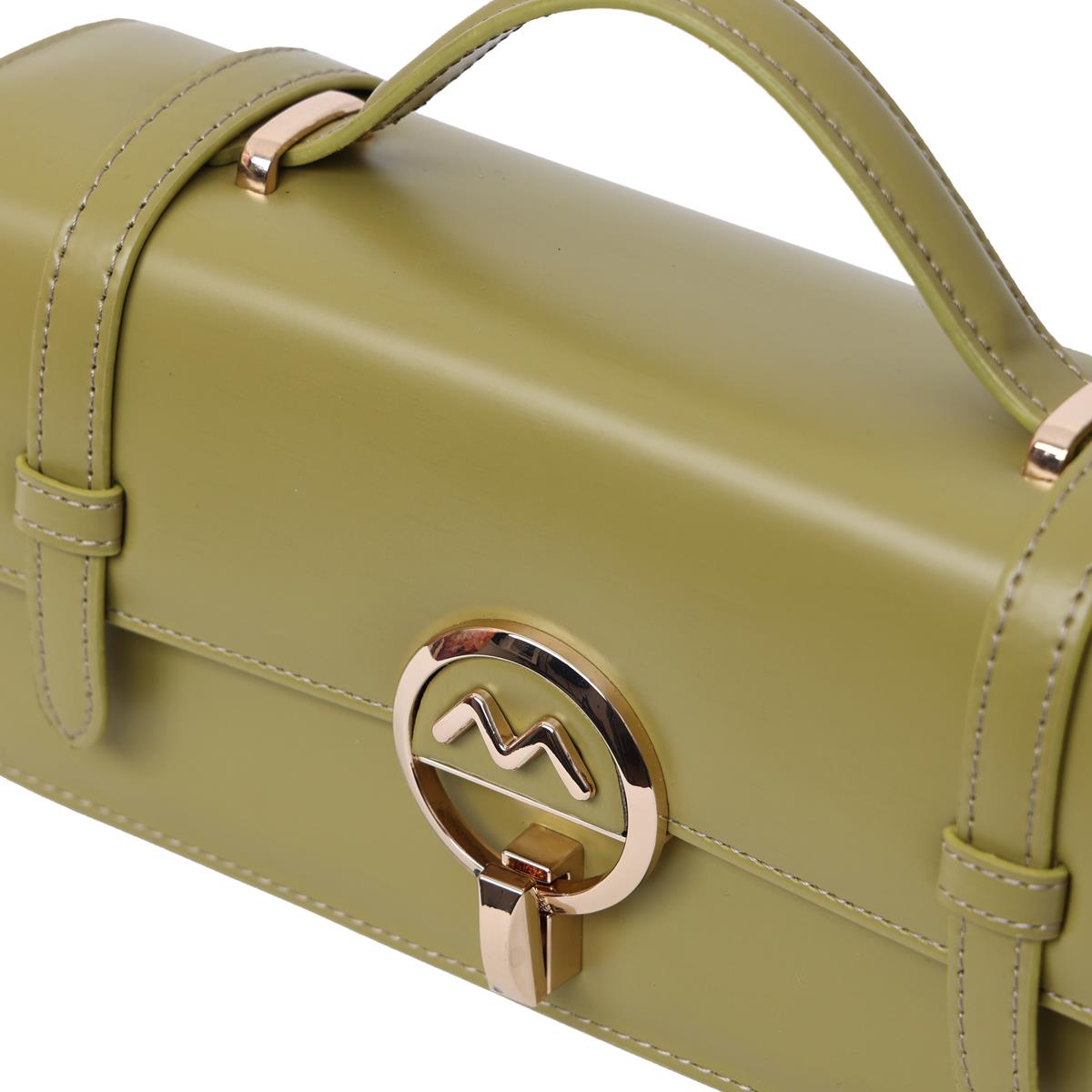 Matmazel Fomalhaut Olive Green Women’s Hand & Shoulder Bag