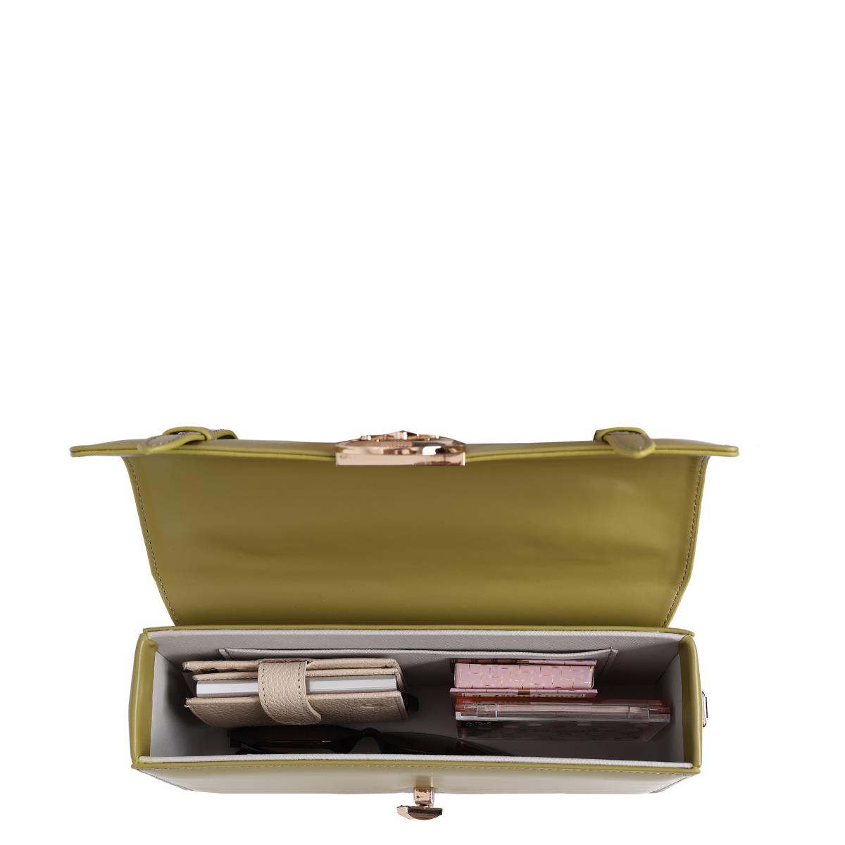 Matmazel Fomalhaut Olive Green Women’s Hand & Shoulder Bag