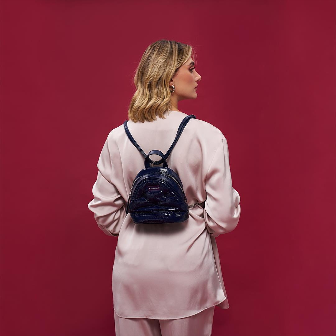 Matmazel Keid Navy Blue Women’s Backpack