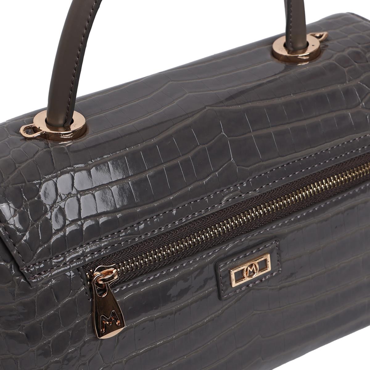 Matmazel Scheat Gray Women’s Hand and Shoulder Bag
