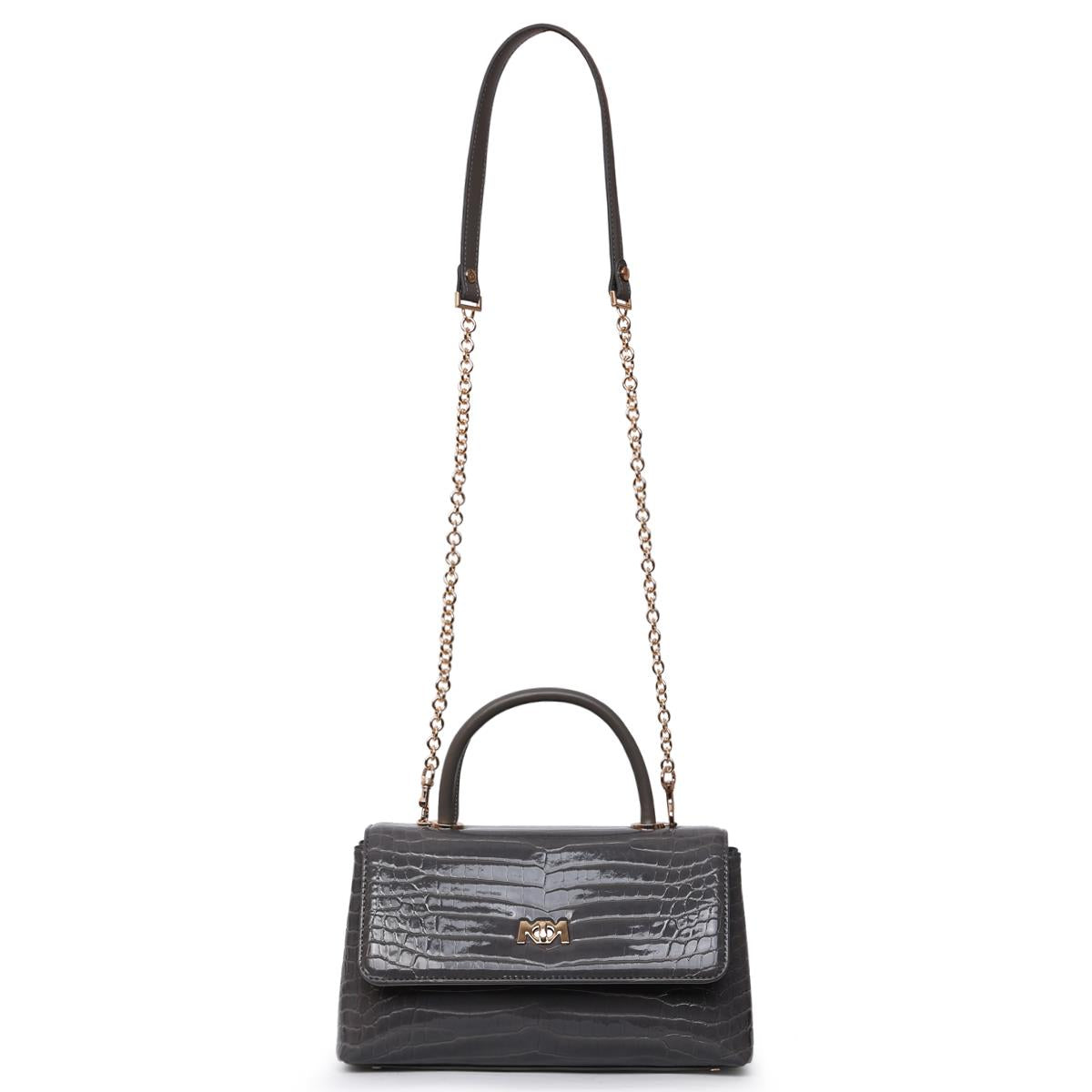 Matmazel Scheat Gray Women’s Hand and Shoulder Bag