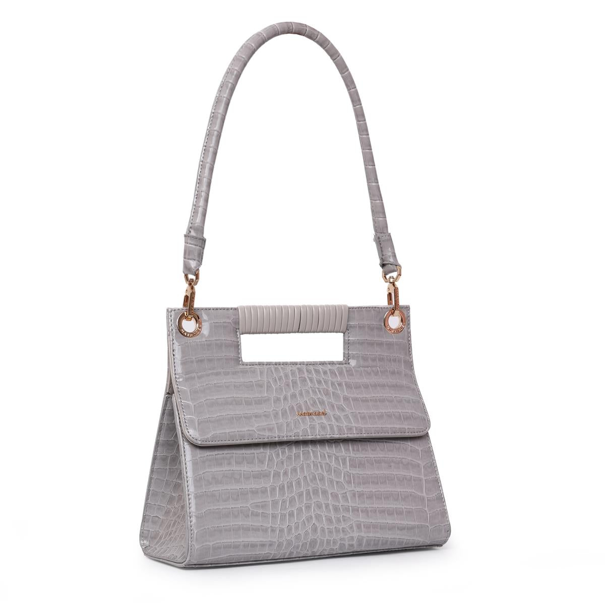 Matmazel Tejat Gray Women’s Hand & Shoulder Bag