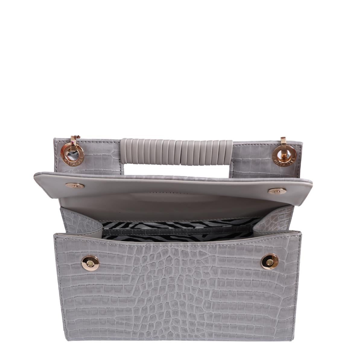Matmazel Tejat Gray Women’s Hand & Shoulder Bag