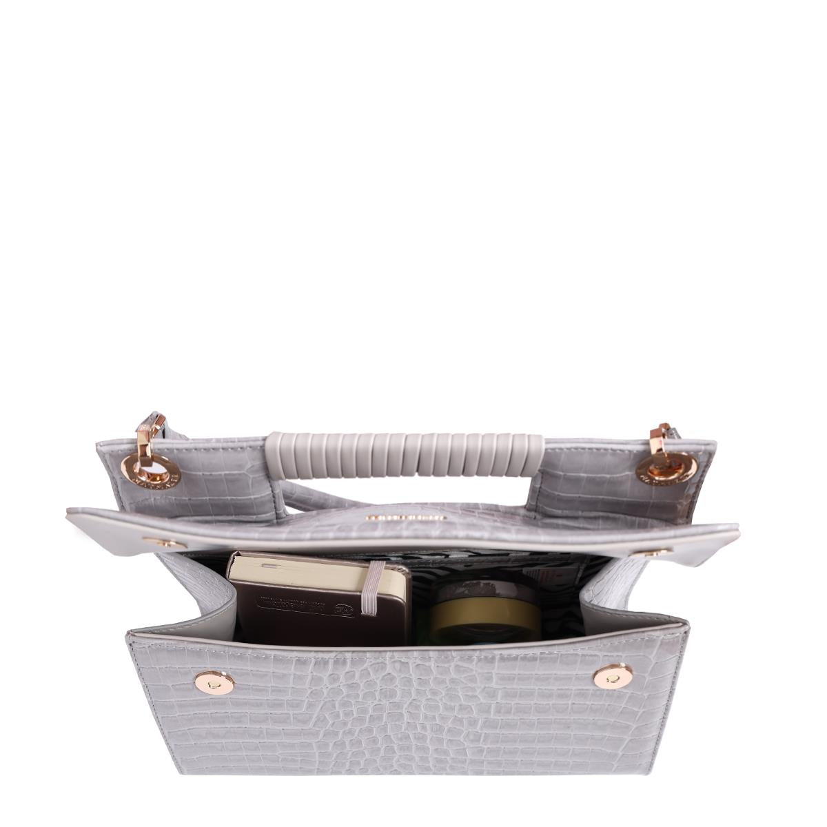 Matmazel Tejat Gray Women’s Hand & Shoulder Bag