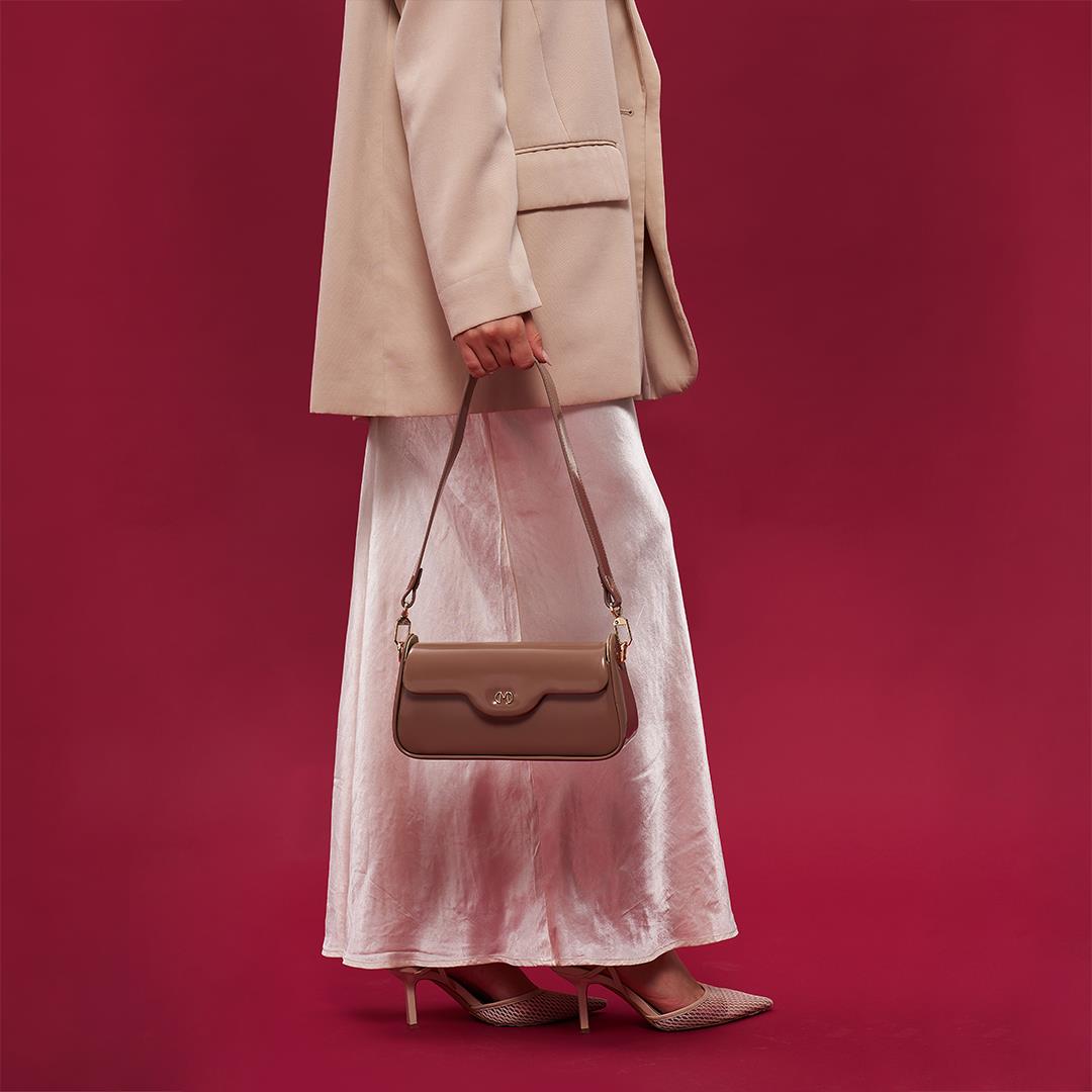 Matmazel Aureus Taupe Women’s Shoulder Bag