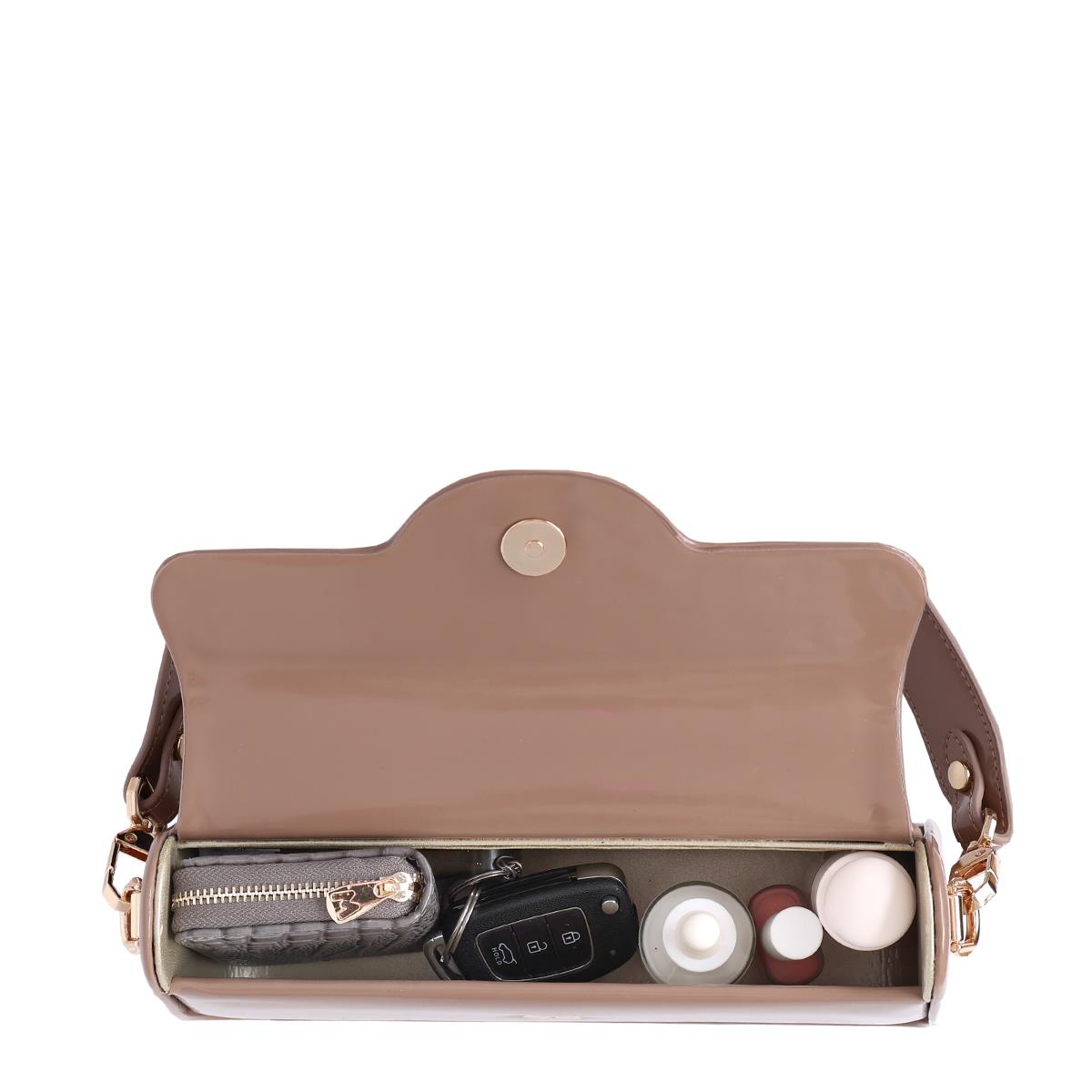 Matmazel Aureus Taupe Women’s Shoulder Bag