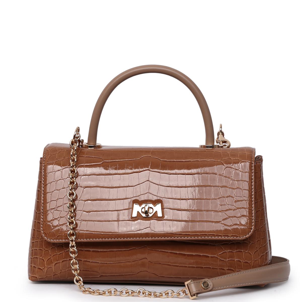 Matmazel Scheat Taupe Women’s Hand and Shoulder Bag